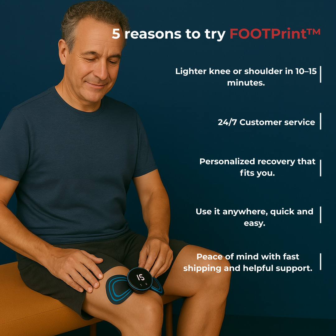 FOOTPrint™ Patch EMS - Fix Weak Neck/Back From Home